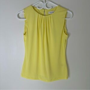 Calvin Klein women’s yellow top size XS